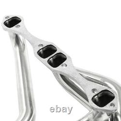 For Chevy Small Block SBC V8 305 400 Stainless Long Tube Header Manifold Exhaust