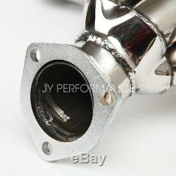 For Chevy Small Block Sbc Hugger 262-400 305 V8 Angle Plug Head Shorty Header