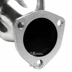 For Chevy Small Block Sbc Hugger 262-400 305 V8 Angle Plug Head Tight Fit Header