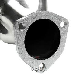 For Chevy Small Block Sbc Hugger 262-400 307 V8 Angle Plug Head Tight Fit Header