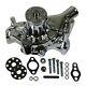 For Small Block Chevy Sbc 350 383 High Volume Long Water Pump Chromed