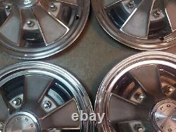 Ford 15 HubCapS Wheel Disc 1968 Mustang 5 spoke MAG Rim Cover VINTAGE F100 F250