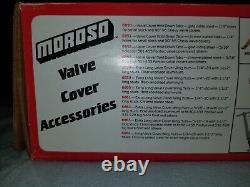 Moroso Valve Covers, Small Block Chevy, Chrome Plated, Extra Tall, 68101 New