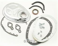 Mr Gasket 1099 Chrome Quick Change Timing Cover Kit 1955 87 Small Block Chevy