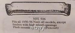 Nash Fender Skirts 1950 1951 1952 1953 1954 1955 1956 Rambler Ambassador Steel