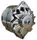 New Chrome Bbc Sbc Chevy Alternator Fits 110a 1 Wire Ho Self Exciting Energizing