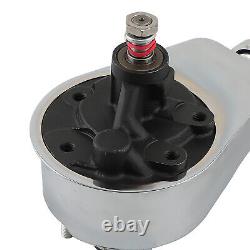 Power Steering Pump for Chevy For BBC For SBC 350 454 Chrome Saginaw 5/8 Key