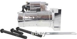 Premium SBC BBC Small & Big Block Chevy Mini Chrome Hot Rod Starter 305 350 454