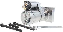 Premium SBC BBC Small & Big Block Chevy Mini Chrome Hot Rod Starter 305 350 454