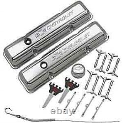 Proform 141-002 Small Block Chevy Chrome Dress-up Kit with Bowtie