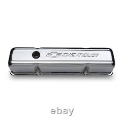 Proform 141 101 Sbc Chrome Bowtie Valve Cover Tall Without Baffle