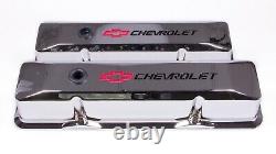 Proform 141-117 Aluminum Tall Valve Covers Fits Small Block Chevy Engines