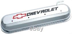 Proform 141-265 Cast Aluminum SBC LS LS1 LSX Chevrolet Logo Valve Covers Chrome