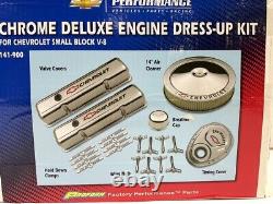 Proform 141-900 Small Block Chevy Chevrolet Chrome Dress-up Kit With Bowtie