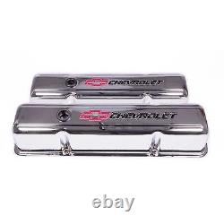 Proform 141-905 Sbc Street Chrome V/C Tall Valve Cover, Tall, Baffled, Breather