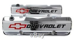 Proform 141-930 Aluminum Tall Valve Covers Fits Small Block Chevy Engines