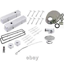 RPC R9215K Small Block Chevy Chrome Dress-Up Kit Includes