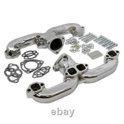 Rams Horn / Smoothie Small Block Chevy-chrome Headers Kit