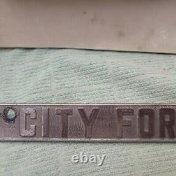 Rare Vintage Los Angeles City Ford Dealer License Mustang Fairlane Galaxie F-150