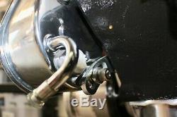 SAGINAW POWER STEERING PUMP CHROME With BILLET PULLEY & BRACKET SUIT CHEV SBC