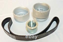 SBC Small Block Chevy Billet Aluminum Gilmer Belt Drive Pulley Kit 305 350 LWP