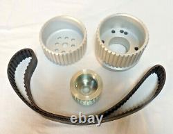 SBC Small Block Chevy Billet Aluminum Gilmer Belt Drive Pulley Kit 305 350 LWP