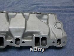 SBC Weiand Aluminum intake manifold 7502 small block chevy 283 327 350