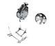 Sb Chevy Sbc Chrome Saginaw Style Power Steering Pump Withbracket Pump &pulley Kit