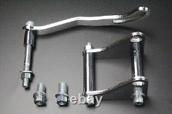SB Chevy chrome Saginaw power steering pump bracket & aluminum pulley kit SBC