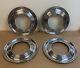 Set Of Four 1951 Ford Hubcap Trim Rings