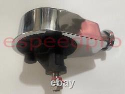 Small Big Block Chevy Chrome Saginaw Power Steering Pump SBC BBC 350 454 305 396