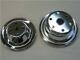 Small Block Chevy Long Water Pump Chrome 1 Groove Chrome Pulley Set Sbc Lwp