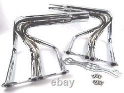 Small Block Chevy SBC 327 350 383 Sprint Roadster Headers Chrome H60008C