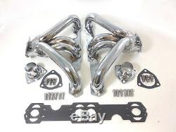 Small Block Chevy SBC Super Shorty Headers Chrome Steel 1955 2001