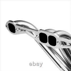 Ss Long Tube Header Manifold Exhaust+y-pipe For 82-92 Camaro F-body Sbc Z28 At