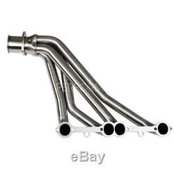 Stainless Racing Manifold Long Tube Header/exhaust For 84-91 Gmt C/k 5.0/5.7 Sbc