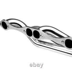 Stainless Steel Clipster Header Manifold/exhaust For Sbc Chevy V8 A/f/g Body Rod