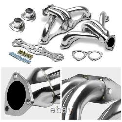 Stainless Steel Exhaust Header Manifold for Chevy Small Block SBC C/K Pickup V8