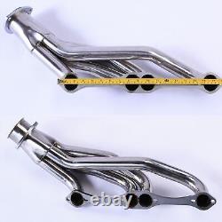 Stainless Steel Shorty Manifold Header For Chevy 265-400 V8 Small Block SBC