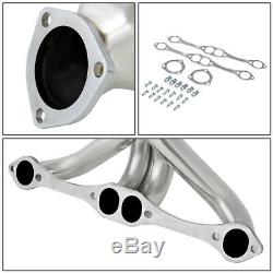 Stainless Steel Ss Sport Exhaust Header Sbc Chevy Small Block Hugger V8 8cyl