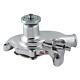 Tuff Stuff 1394na Sbc Platinum Short Aluminum Water Pump, Chrome