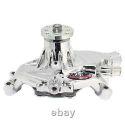 Tuff Stuff 1635NE 84-91 SBC Corvette Aluminum Water Pump, Chrome