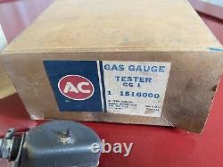 Vintage Accessory Gas Gauge Tester 6 & 12 Volt Type Gm Ac 1516000 Ford Chevy