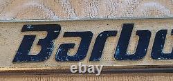 Vintage JDM Datsun Dealer License Plate Frame Dick Barbour Cypress 510 240Z 720