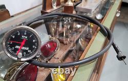 Vintage MOROSO JONES 11k TACHOMETER tach w Cable SCTA NHRA Drag Racing HOT ROD