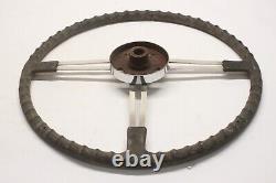 Vintage Original 1940's-50's Buick GM Accessory Banjo Spoke Steering Wheel 18