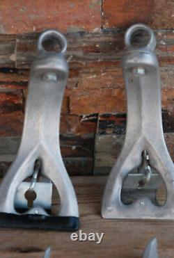 Vintage Original Quik N Easy Gutter Mount Roof Rack One Pair with Clamps