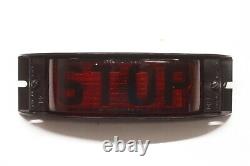 Vintage Truck Bus Dietz 550 Accessory STOP Tail Light Center Lamp Assembly Part