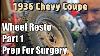 1936 Chevy Coupé Wheels Resto Partie 1 Préparation Travail
