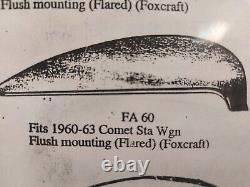 1960 1961 1962 1963 Ford Falcon Jupes Fender 60 61 62 63 Mercury Comet Sta Wgn